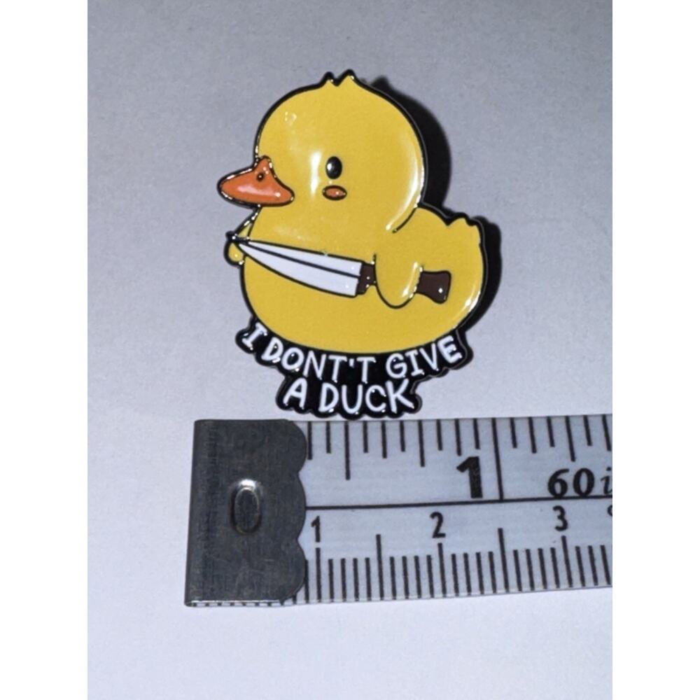 I Don’t Give A Duck Pin Brooch